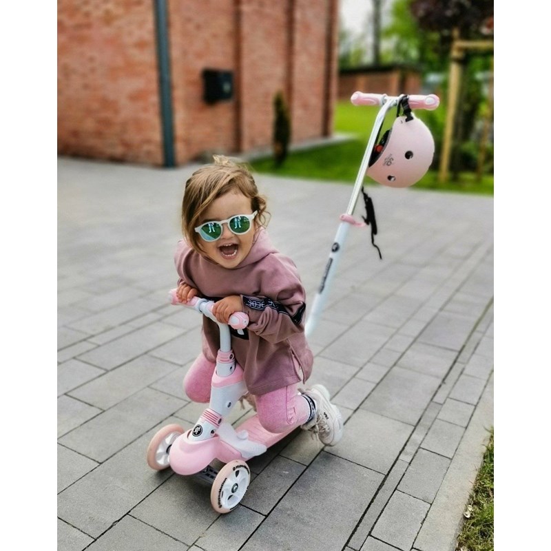 Trottinette enfant évolutive 50 kg rose