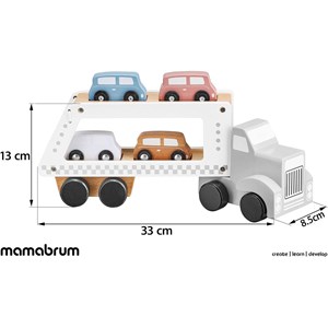 Camion porte voitures bois premier âge