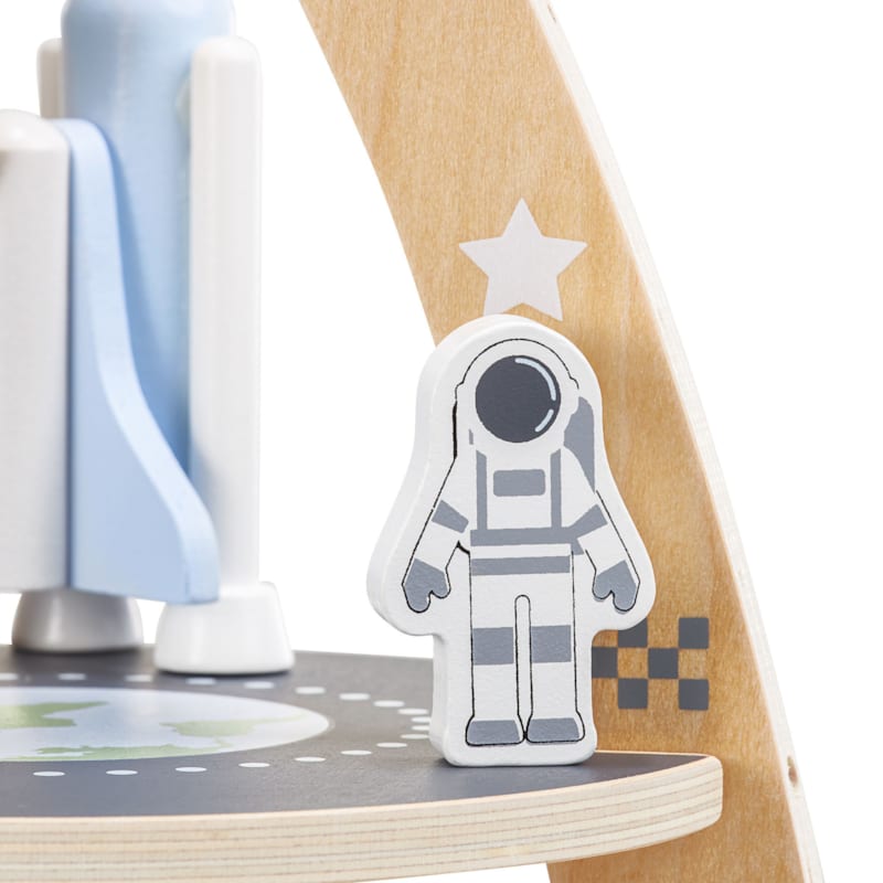 Grande fusée spatiale bois +accessoires (Mamabrum) - Image 2