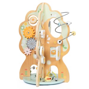 Jouet d'activité arbre éducatif bois