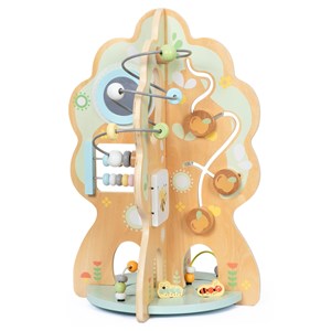 Jouet d'activité arbre éducatif bois