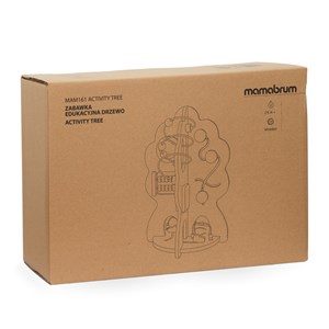 Jouet d'activité arbre éducatif bois