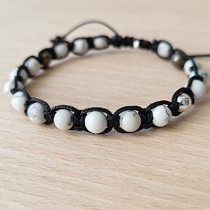 Bracelet piton howlite