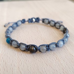 Bracelet piton labradorite