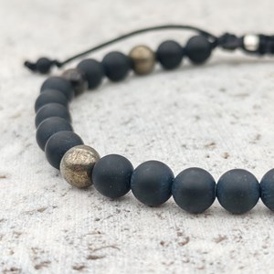 Bracelet stone free onyx
