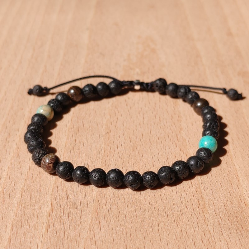 Bijouterie JK - Bracelet stone free lave