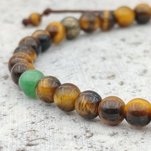 Bracelet stone free œil de tigre