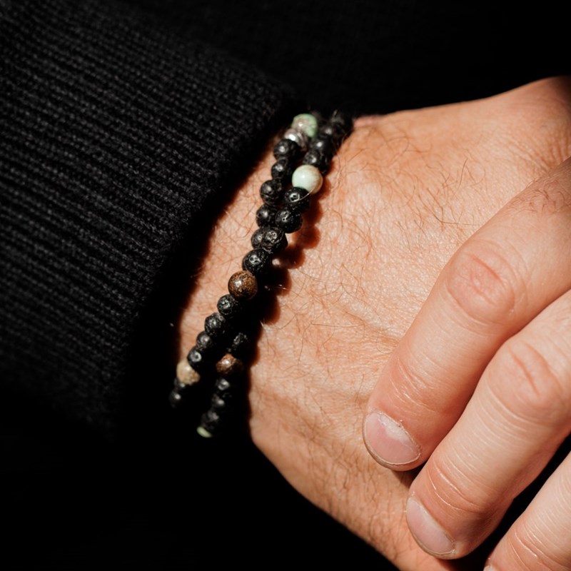 Bijouterie JK - Bracelet stone free double lave
