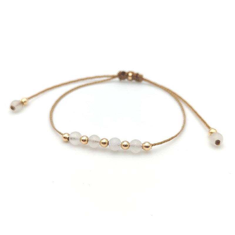 Bracelet pierre de lune gold filled
