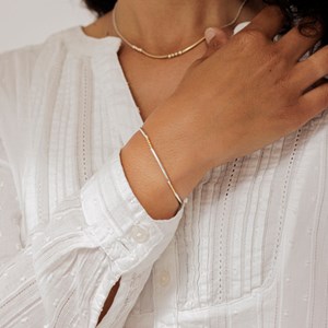 Bracelet louxor argent