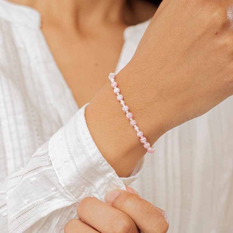 Bracelet bagan rhodochrosite