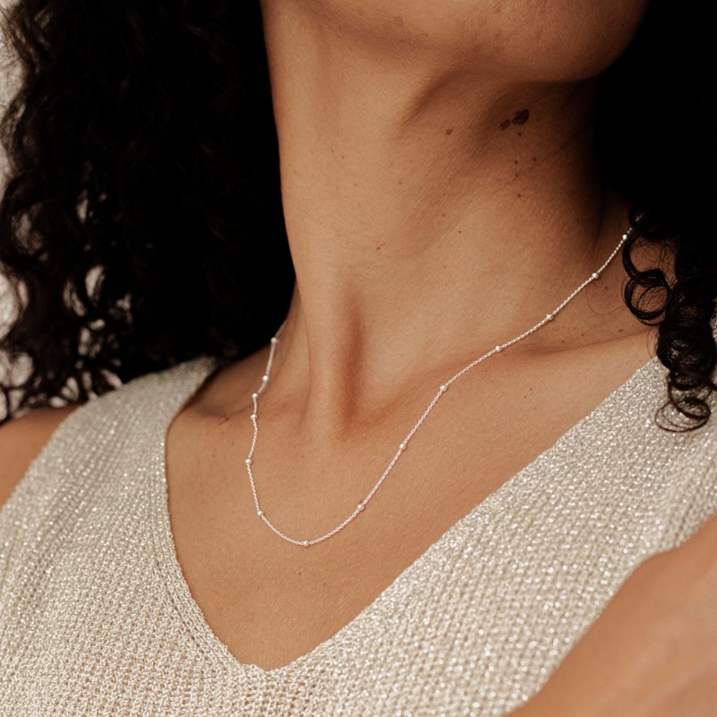 Bijouterie JK - Collier chaîne boule ronde