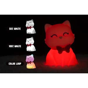 Veilleuse led en silicone chat
