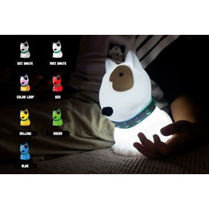 Veilleuse rechargeable en silicone chien