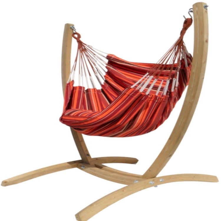 Tropical Influences - Hamac chaise sur pied en bois andalou xx