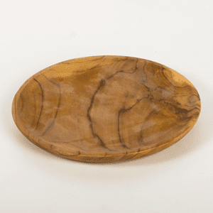 Assiette plate en bois