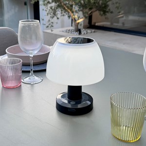 Lot de 4 lampes de table solaire blanc lumina