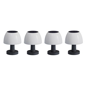Lot de 4 lampes de table solaire blanc lumina
