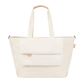 Sac à langer tote bag tendance sherpa