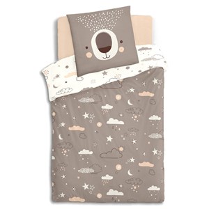 Housse de couette enfant 140x200 ours +