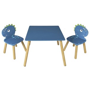 Table et 2 chaises dino pour enfant