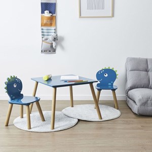 Table et 2 chaises dino pour enfant