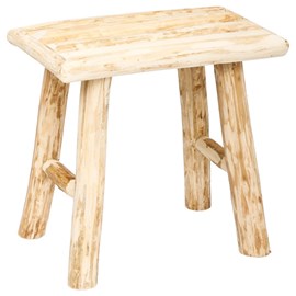 Tabouret d'appoint woody naturel