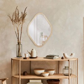 Miroir contour bois h60
