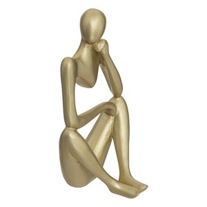 Ensemble de 3 statuettes femme en résine