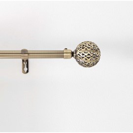 Kit tringle extensible 120 à 210 cm plaq
