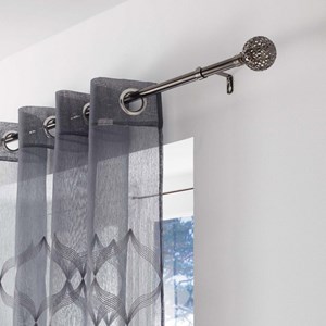 Kit tringle extensible 120 à 210 cm plaq