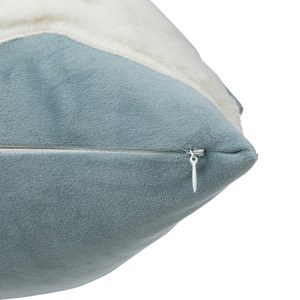 Coussin carré dalmatien bleu