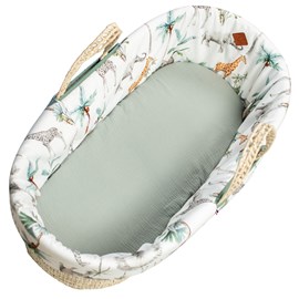 Habillage couffin satin de coton safari