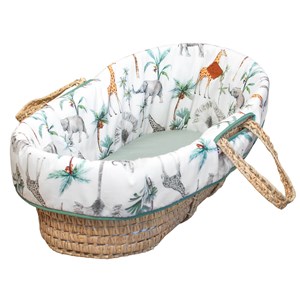 Habillage couffin satin de coton safari