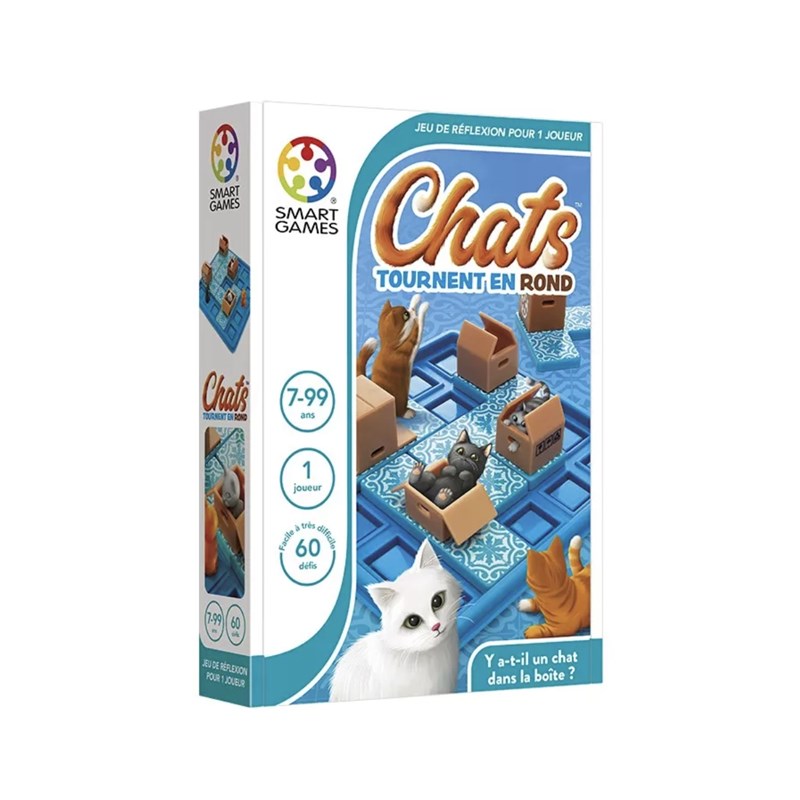 Chats smart games bleu