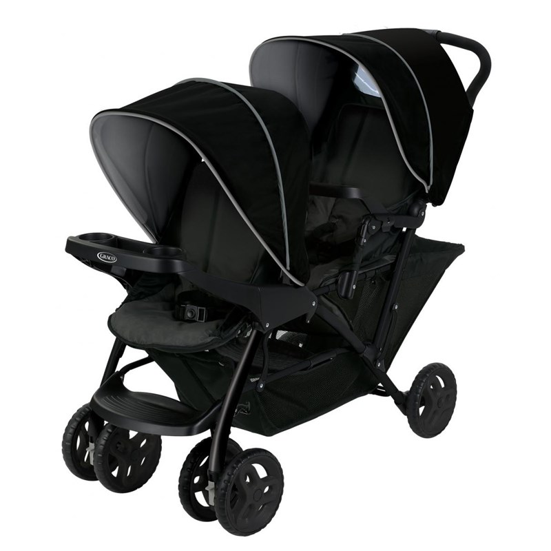 Graco - Poussette double stadium duo noir-gris