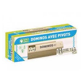 Domino avec pivots en coffret bois