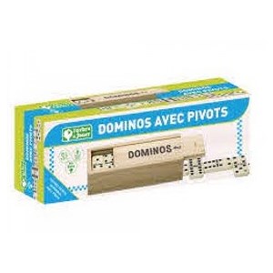 Domino avec pivots en coffret bois