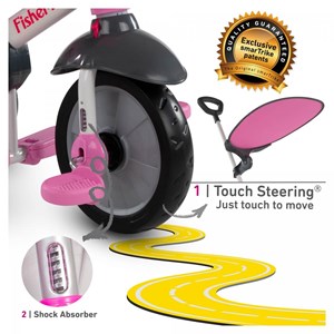 Tricycle smartrike rose