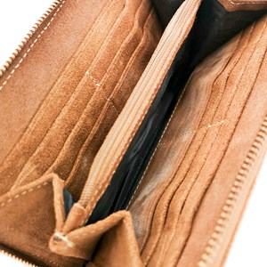 Portefeuille cuir ami suède