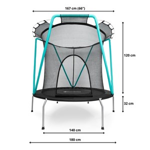 Trampoline enfant filet de sécurité 167