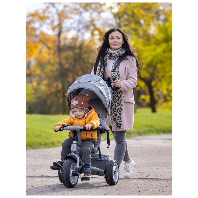 HyperMotion - Tricycle évolutif enfant 25 kg poussette