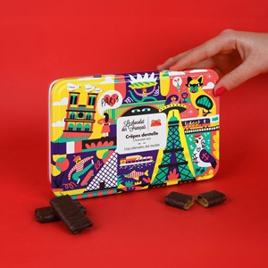 18 crêpes dentelle chocolat noir