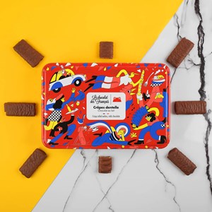 18 crêpes dentelle chocolat au lait