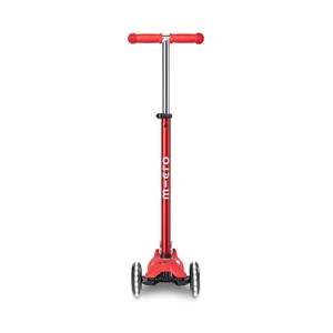Trottinette maxi micro deluxe rouge led