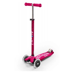 Trottinette maxi micro deluxe led rose