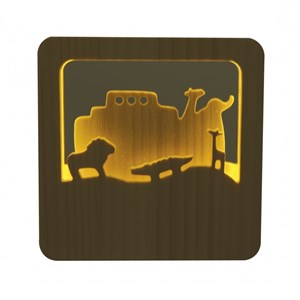Veilleuse en bois arche de noé