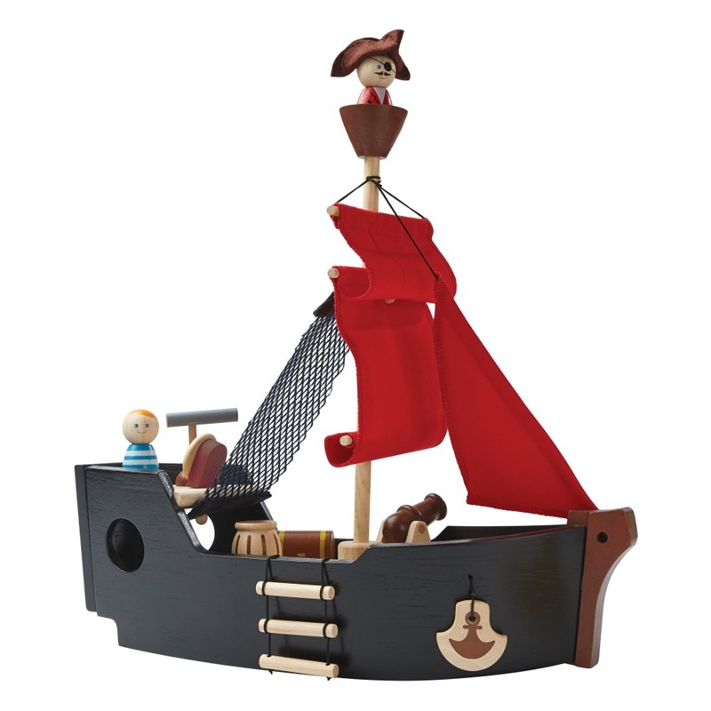 Plan Toys - Mon 1er bateau de pirate en bois