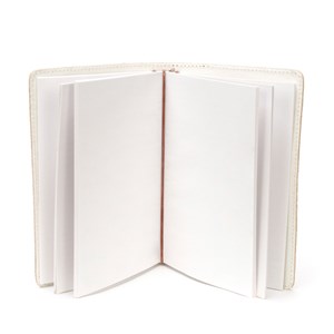 Carnet cuir élastique néha camel