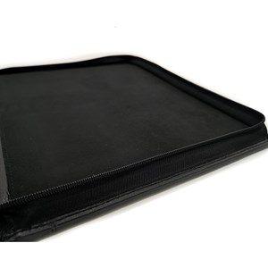 Conférencier zippé cuir irvin noir